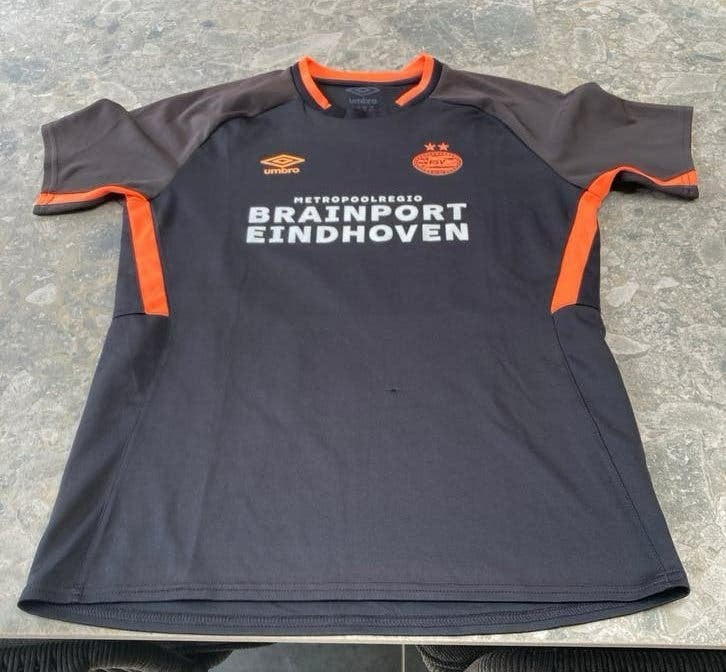 Zwart oranje PSV shirt- Maat 158 Umbro, Ophalen of Verzenden, Gebruikt