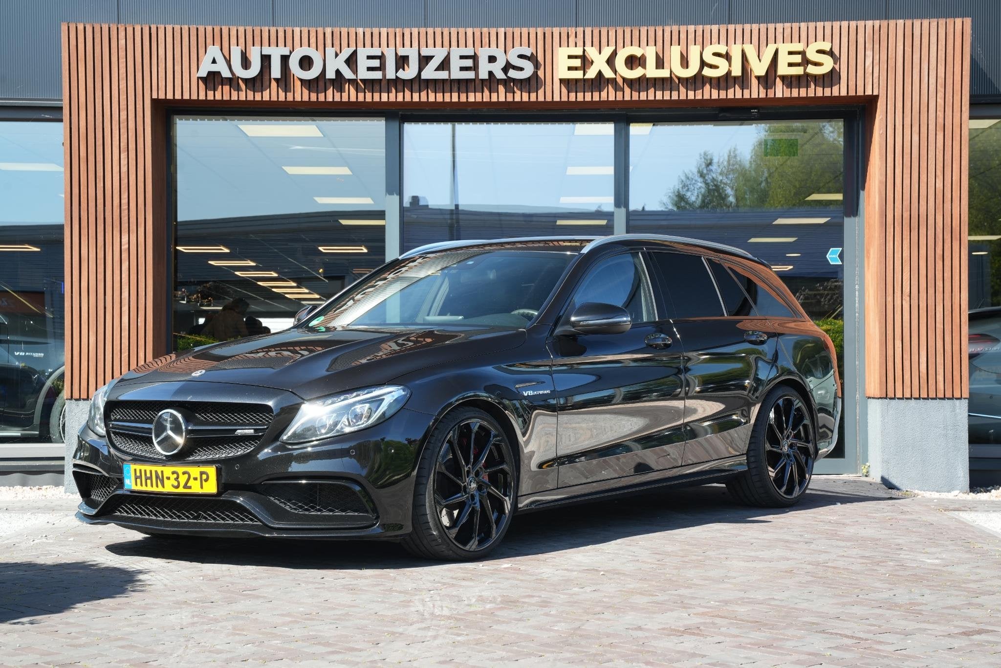 Mercedes-Benz C-klasse Estate AMG 63 476PK Leer MultiBeam St, Auto's, Automaat, Achterwielaandrijving, Gebruikt, Automatische klimaatregeling