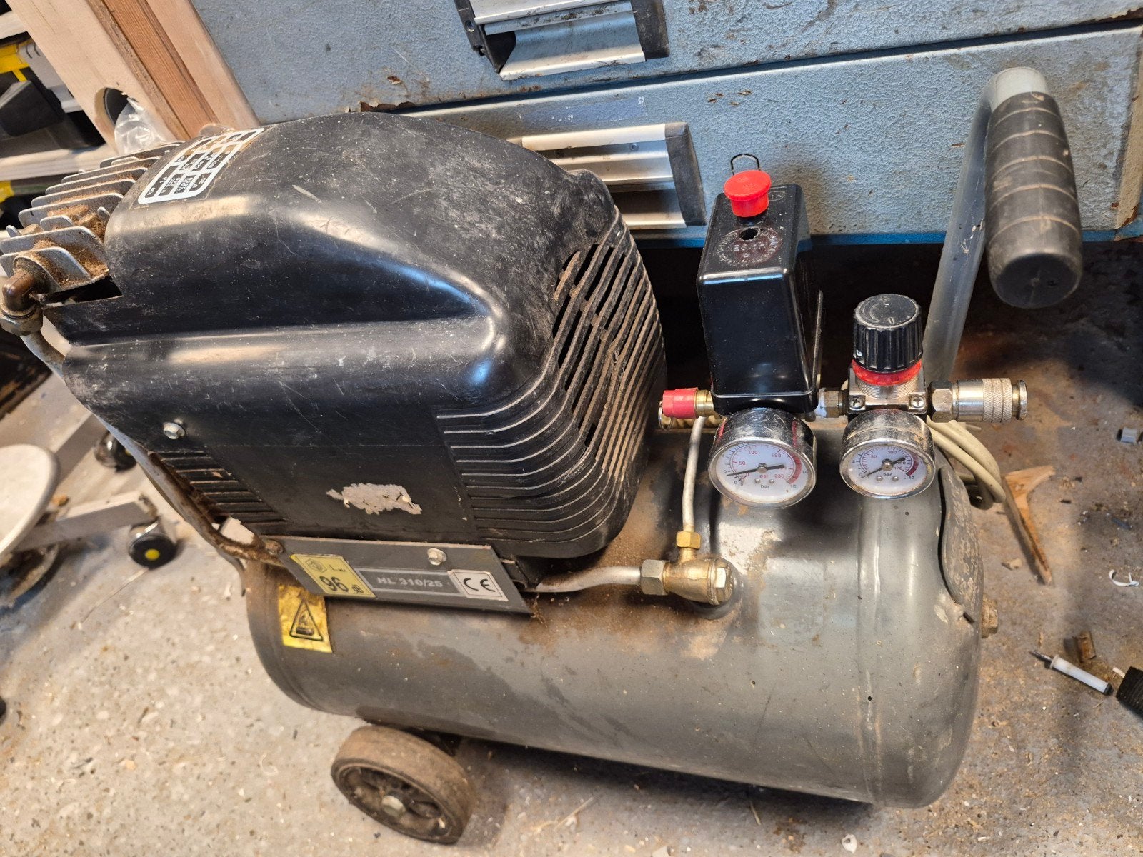 Airpress compressor, 100 liter of meer, Ophalen, Gebruikt