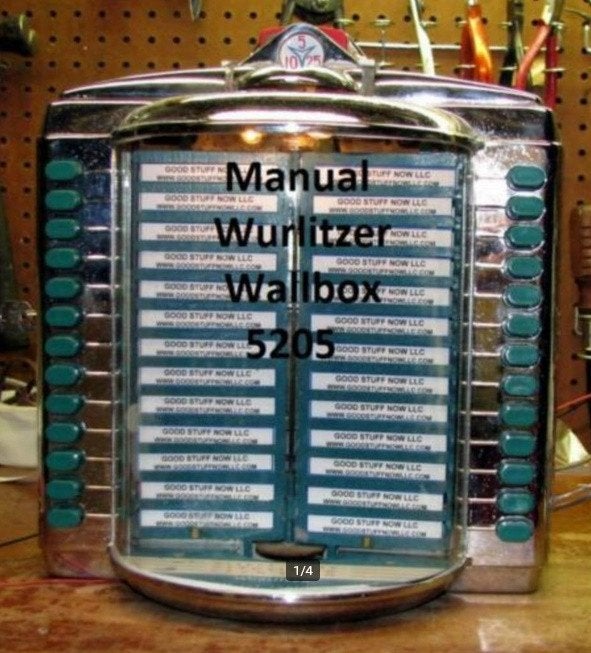 Boekwerk Manual voor Wallbox 5205-5206-5207, Verzamelen, Ophalen of Verzenden, 1970 tot heden, Overige merken