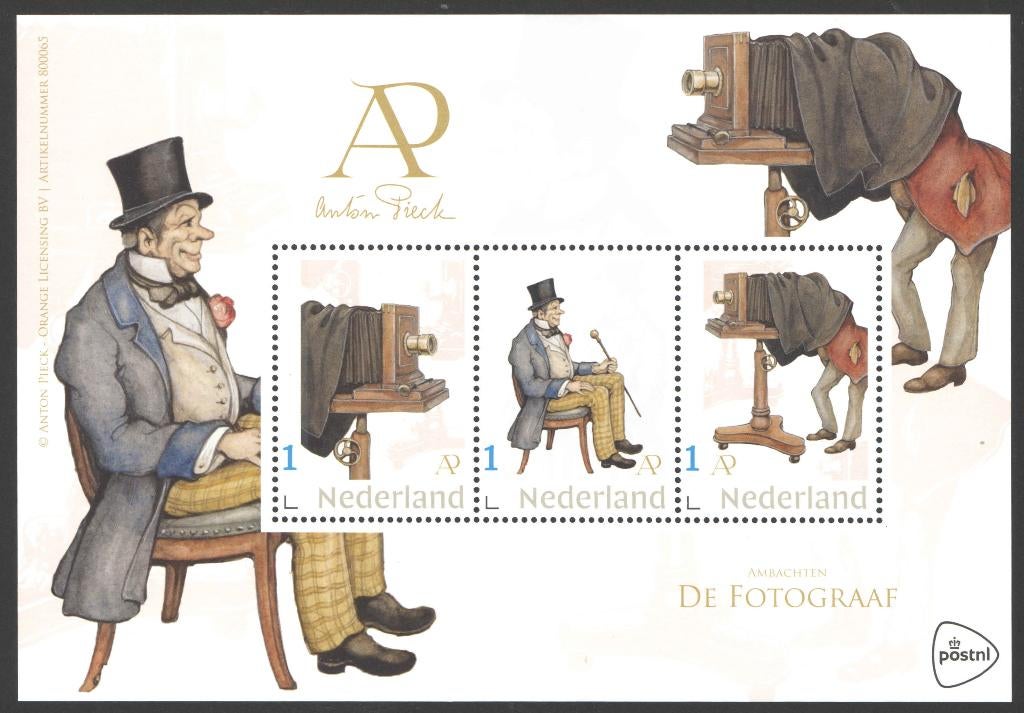 Postzegels Anton Pieck: De fotograaf, Ophalen of Verzenden, Na 1940, Postfris