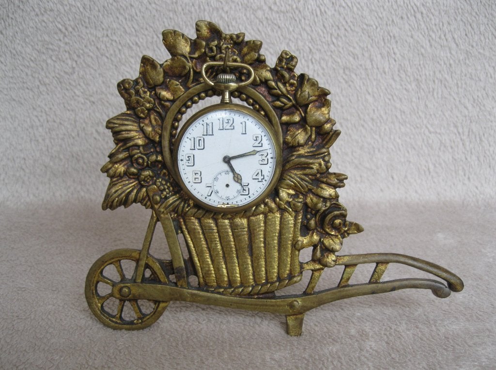 porte-montre kruiwagen, Ophalen