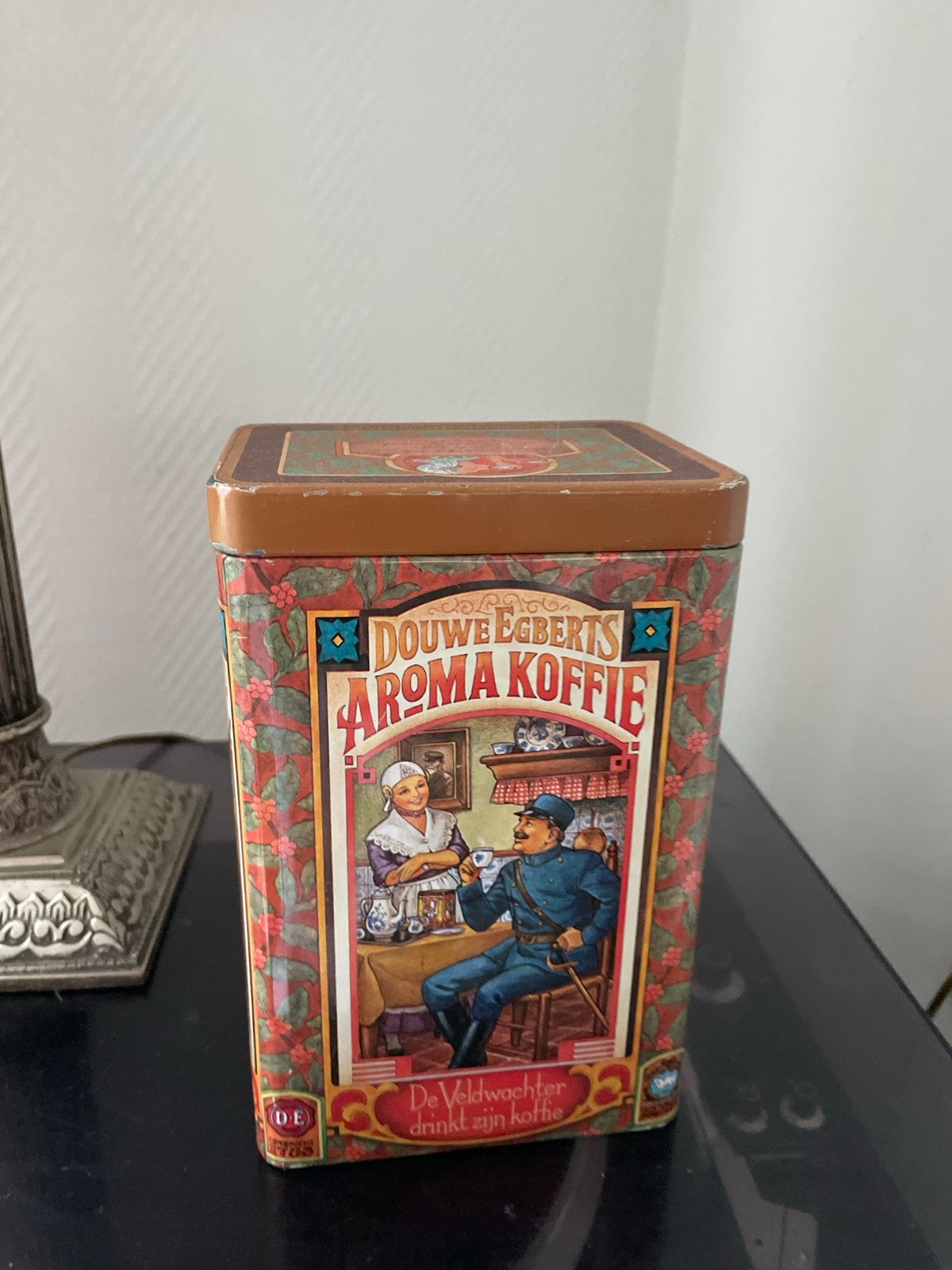 Vintage Douwe Egberts Aroma Koffie blik, Ophalen of Verzenden, Gebruikt, Koffie, Douwe Egberts