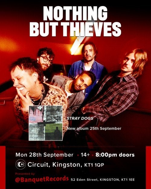 Album show Nothing But Thieves Londen, Tickets en Kaartjes, Twee personen, September