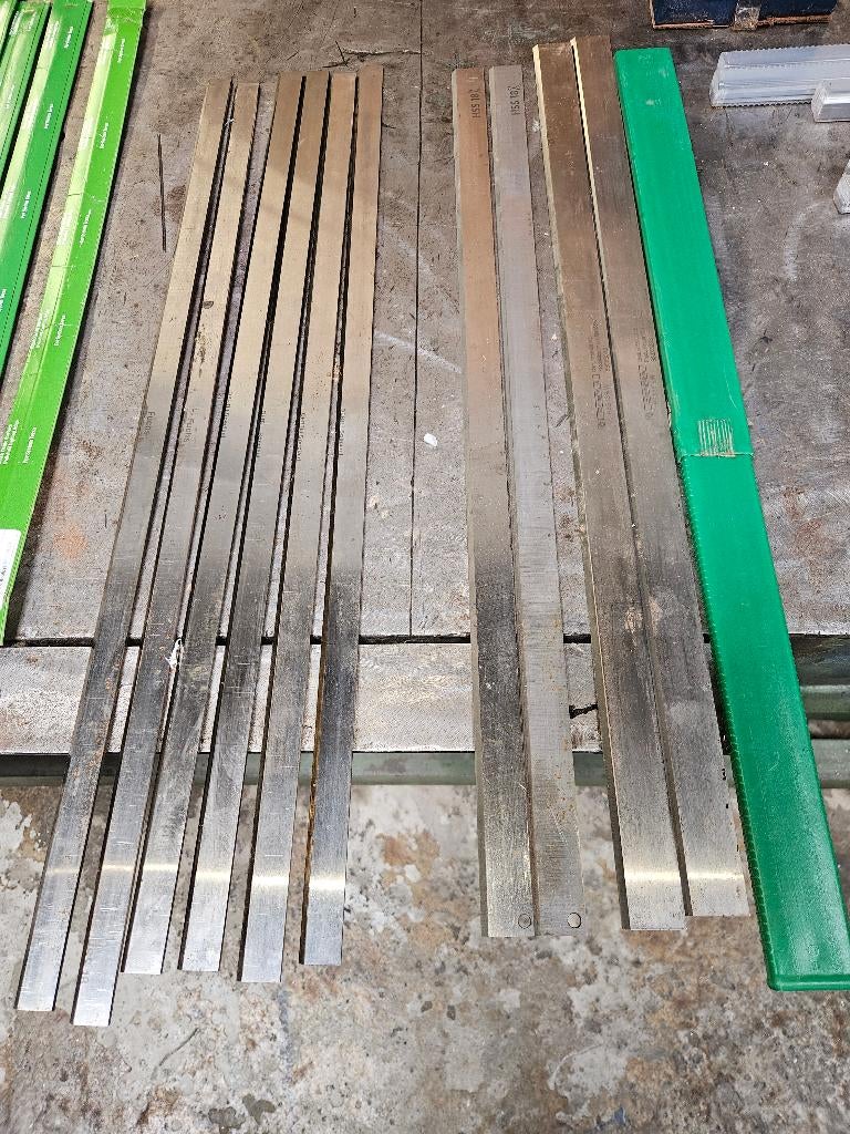 12x Schaafmessen HSS 610-630mm, Ophalen, Zo goed als nieuw