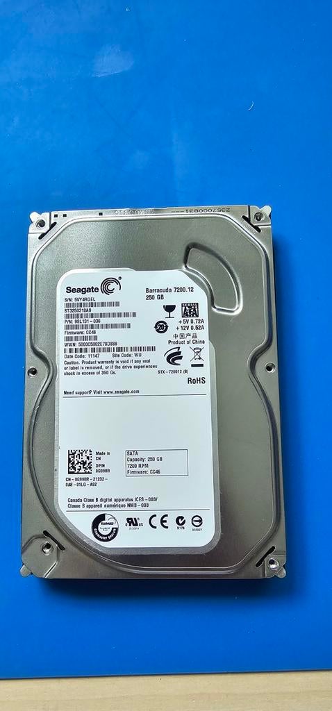 Seagate Barracuda 7200. 12 - 250Gb, Computers en Software, Harde schijven, Ophalen, Desktop