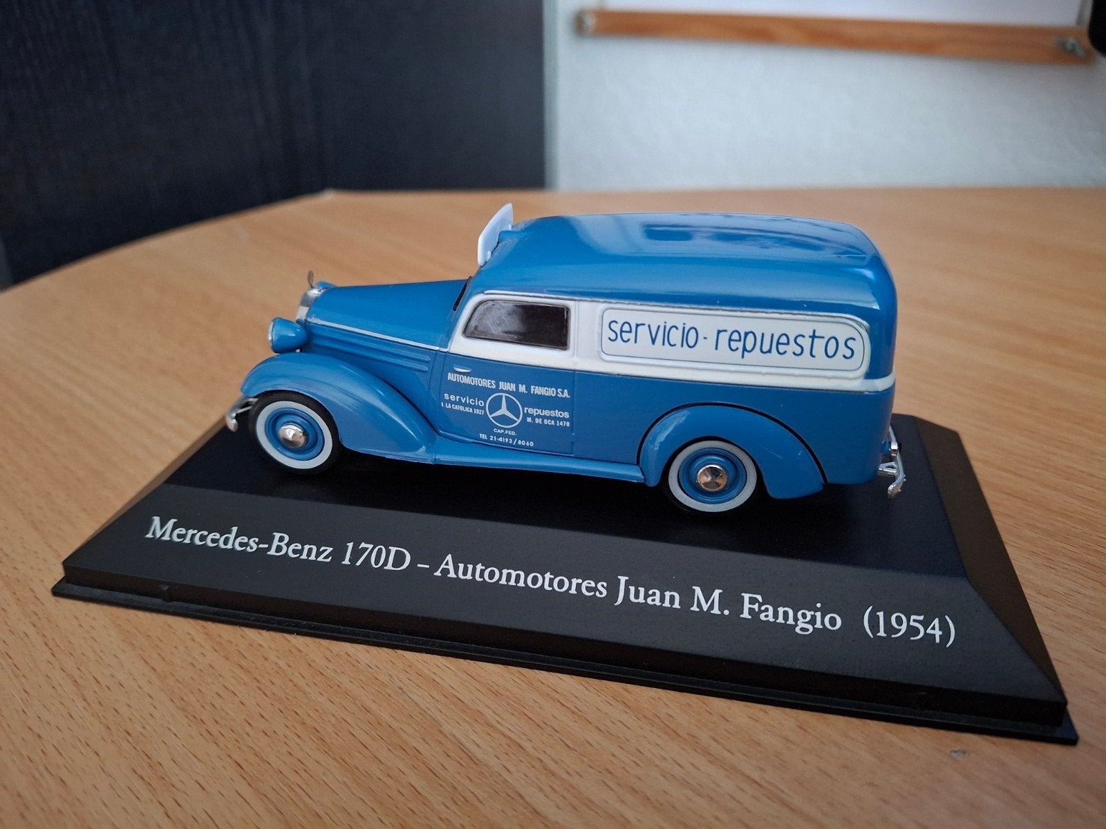 Mercedes-Benz 170D Serviceauto J. M. Fangio 1954 F1, Ophalen of Verzenden, Zo goed als nieuw, Formule 1