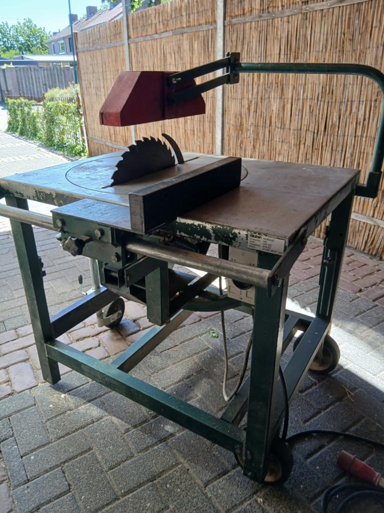 Harwi zaagtafel, Ophalen, Cirkelzaag, 70 mm of meer, Zo goed als nieuw