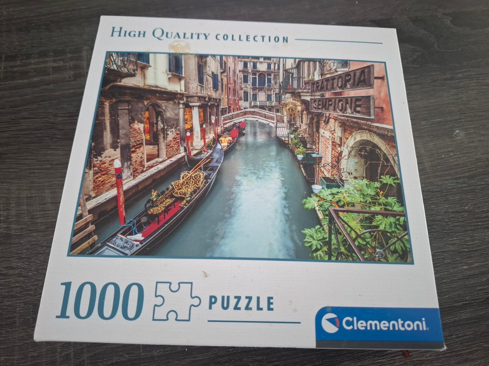 3x Legpuzzels 1000 stukjes: Venetië, Trein, Amsterdam, Ophalen, 500 t/m 1500 stukjes, Gebruikt, Legpuzzel