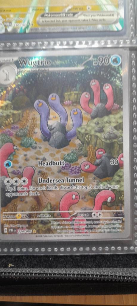 Wugtrio Pokémon Kaart - Zeldzaam en in Topconditie, Ophalen, Zo goed als nieuw, Losse kaart