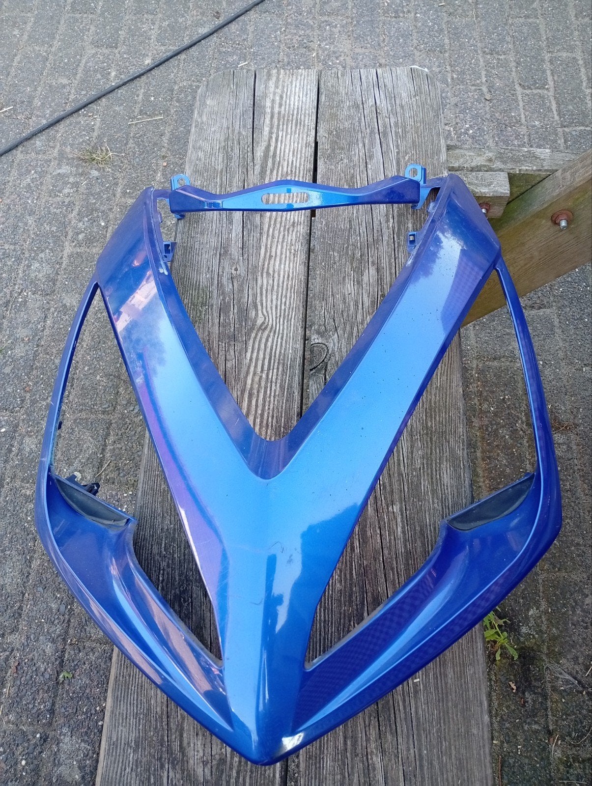 Blauwe frontkap Peugeot Speedfight 3 - Gebruikt, Ophalen of Verzenden, Gebruikt, Kap, Peugeot