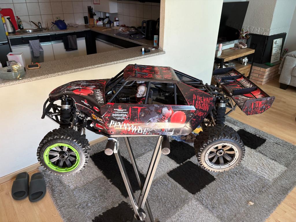 Losi dbxl-e, Hobby en Vrije tijd, Modelauto's | 1:5 tot 1:12, Zo goed als nieuw, Auto, 1:5 t/m 1:8, Ophalen of Verzenden