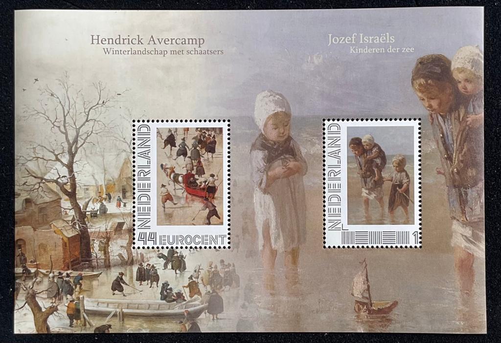 2010 TNT Post Collector's Item: Avercamp & Israëls, Postzegels en Munten, Postzegels | Nederland, Ophalen of Verzenden, Na 1940