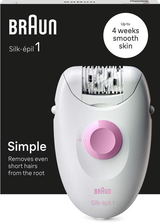 BRAUN SE1-010 Epilator Wit, Nieuw, Ophalen of Verzenden, Nvt, Nvt