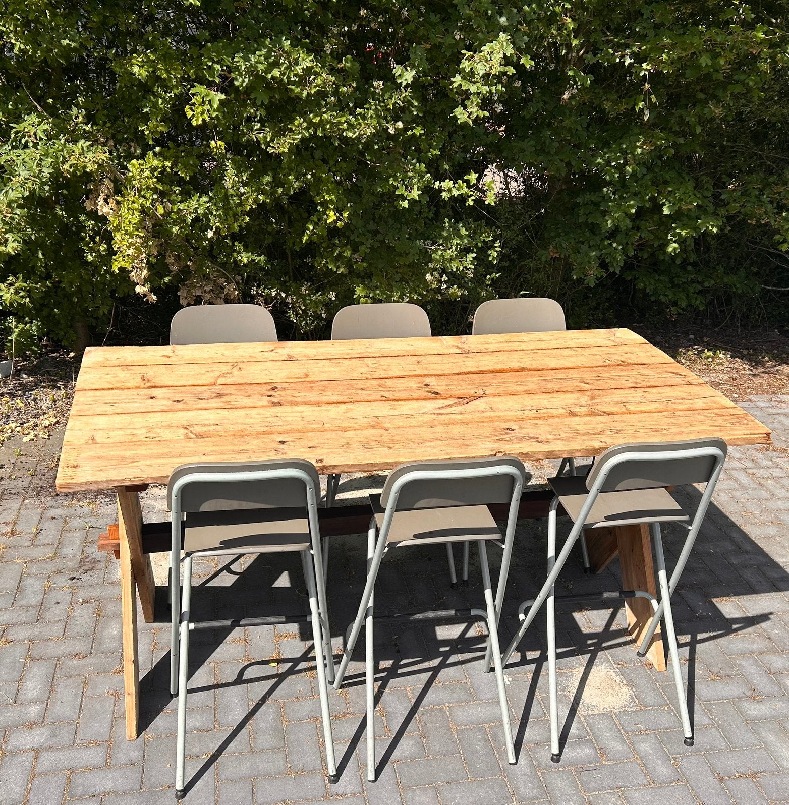 Mancave Stamtafels-2st-industr/bart/klustafel bieden va €100, Ophalen, Rechthoekig, Hout