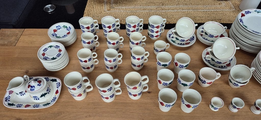 Boerenbond 142 delig servies, Ophalen, Landelijk/Boerenbont, Zo goed als nieuw, Royal Boch