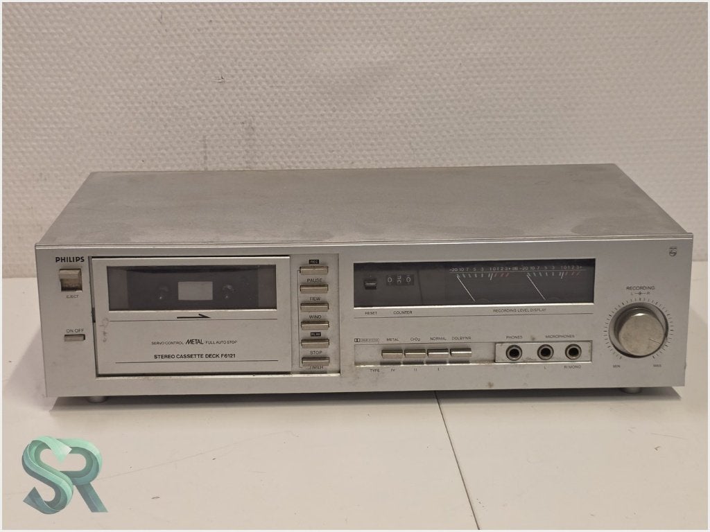 Philips F6121 cassette deck (26201010058), Audio, Tv en Foto, Cassettedecks, Philips, ., Enkel, Ophalen of Verzenden
