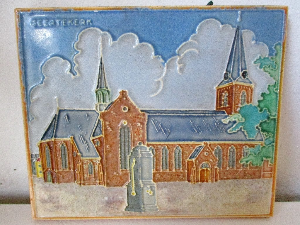 Westraven Utrecht tegel middengroot Geertekerk Utrecht, Ophalen of Verzenden