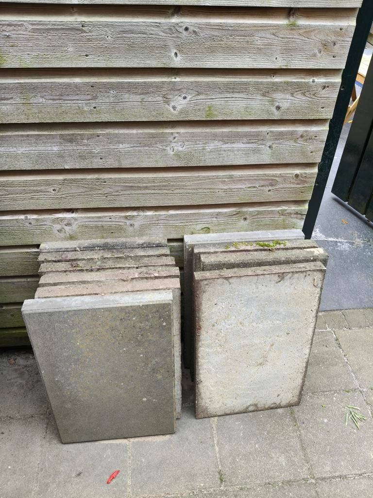 Betontegels 60*40 cm, Ophalen of Verzenden, Gebruikt, Beton, Terrastegels