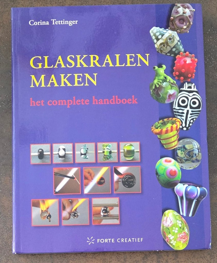Glaskralen maken het compleet handboek - Corina Tettinger, Boeken, Hobby en Vrije tijd, Verzenden, Zo goed als nieuw, Sieraden maken