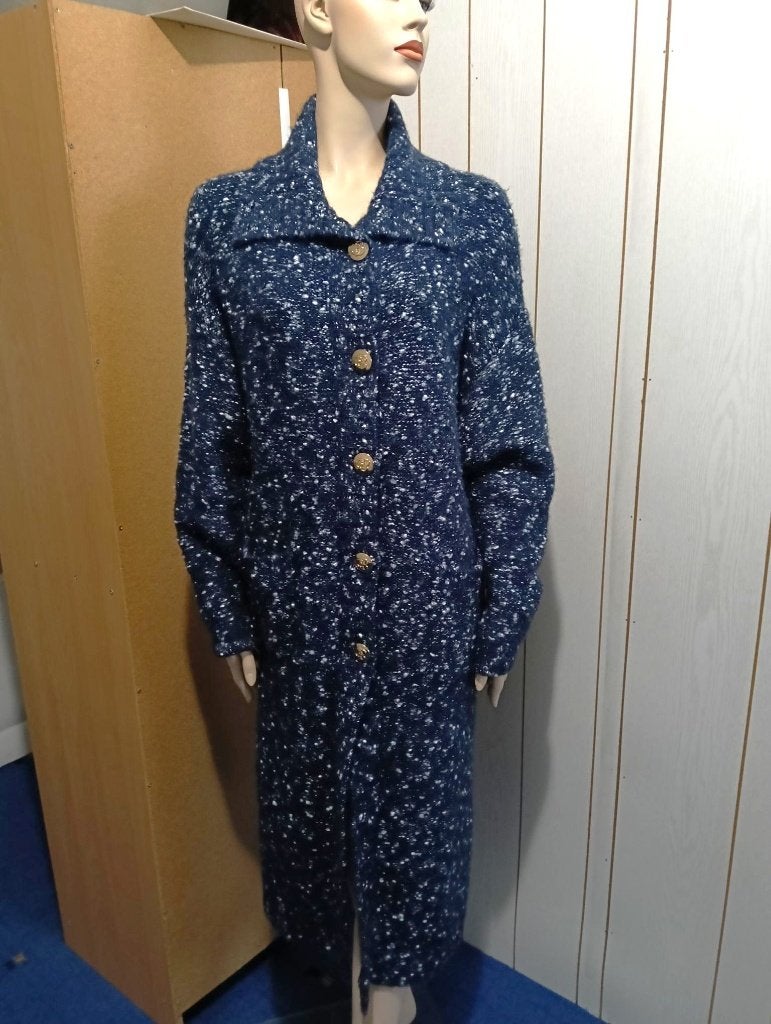 Caroline Biss lang vest/jas maat 40, Kleding | Dames, Maat 38/40 (M), Blauw, Ophalen of Verzenden, Zo goed als nieuw