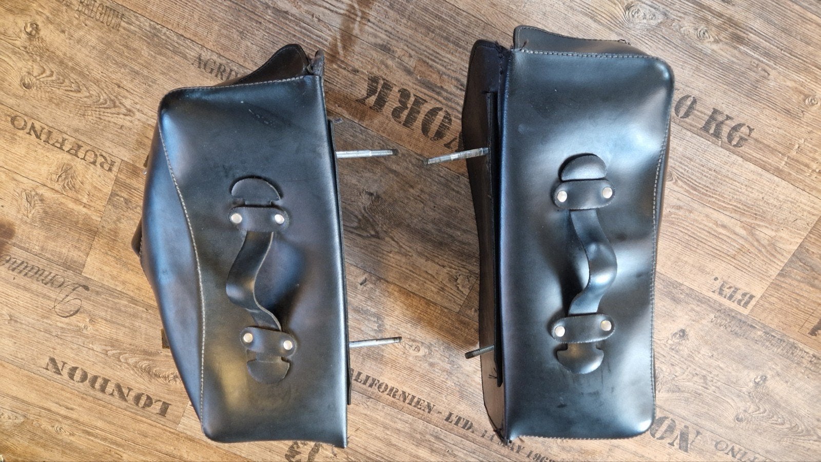 Lederen tassenset Yamaha Wildstar XV1600  tassen motortassen, Motoren, Gebruikt, Onbekend, Ophalen of Verzenden, Onbekend