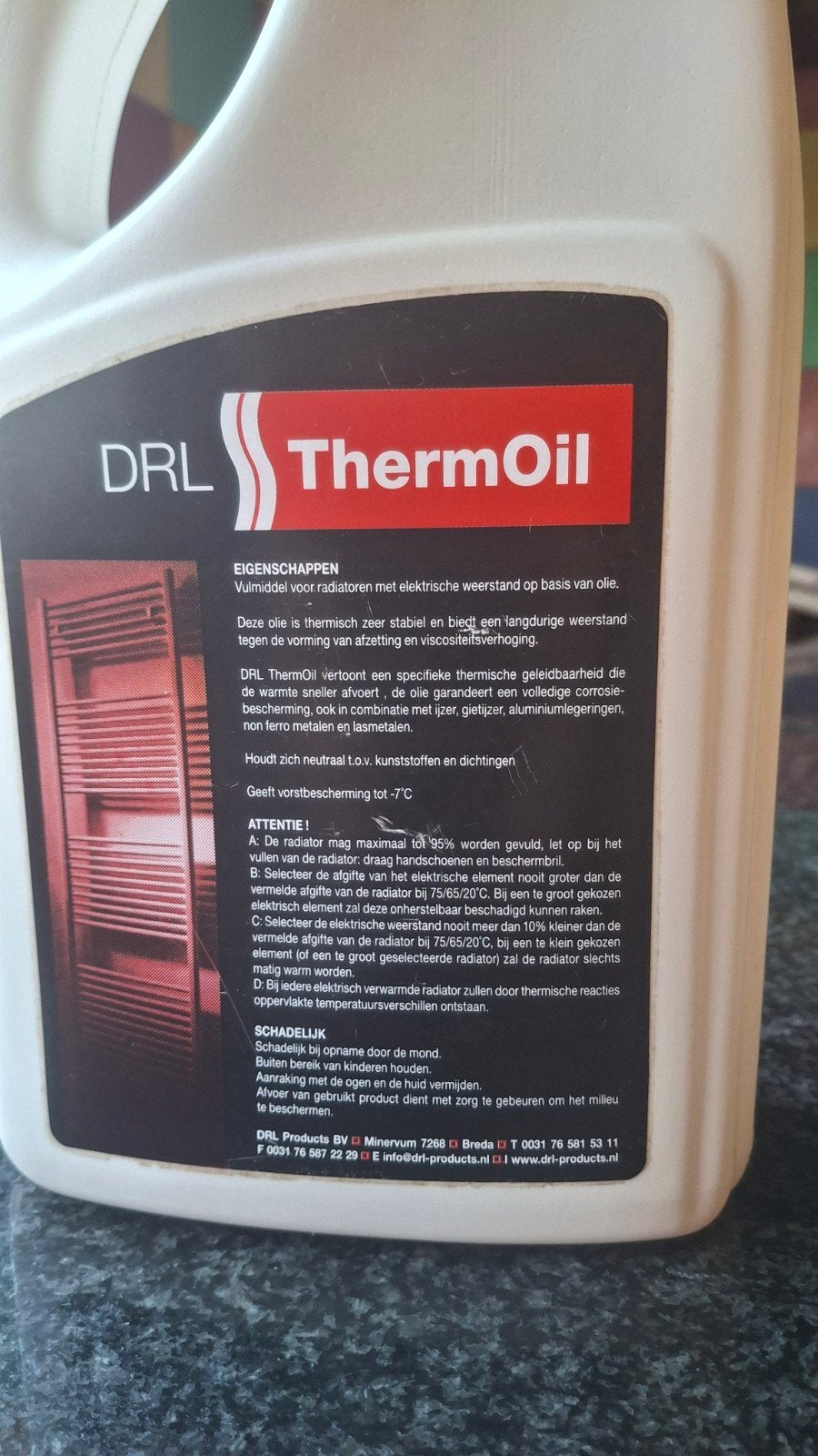 Thermische (radiator)olie 6 ltr gratis88, Ophalen