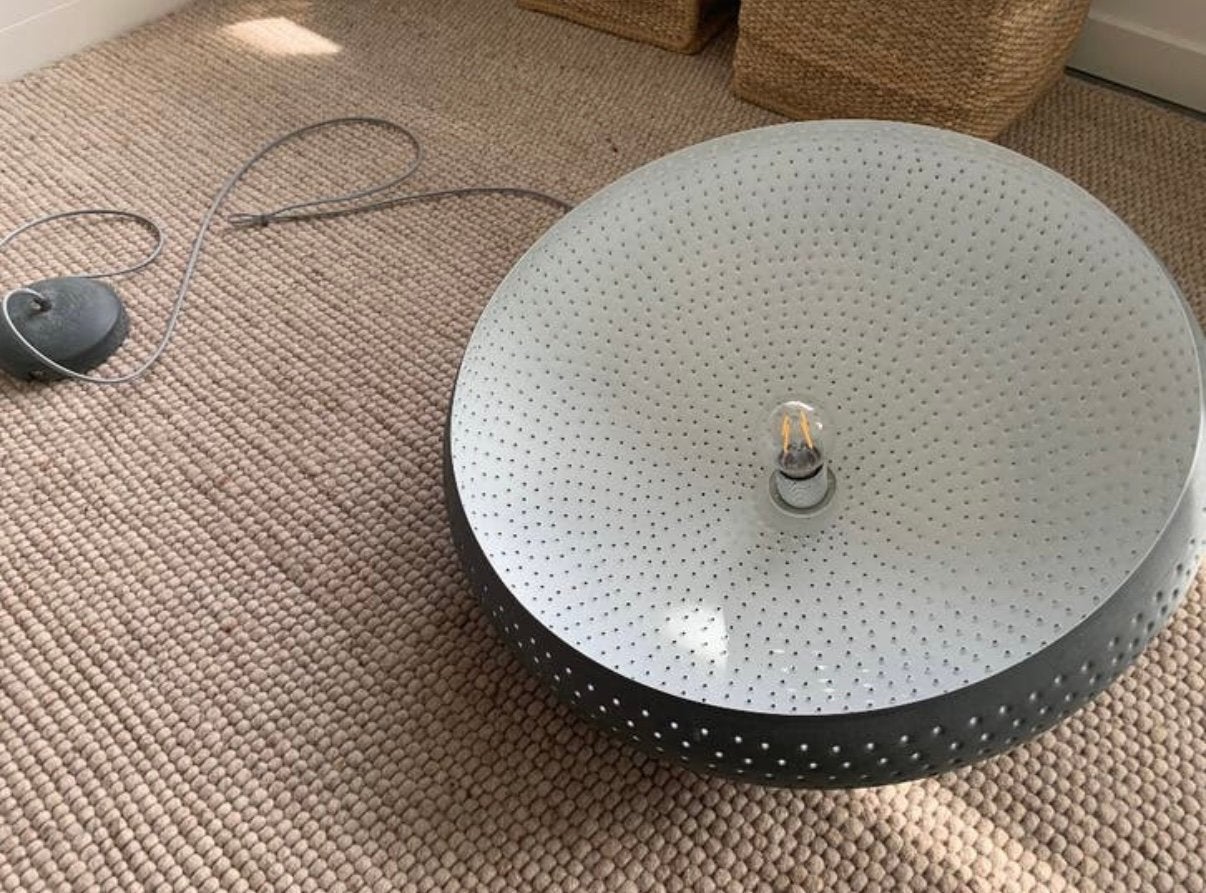 Hanglamp betonlook, Ophalen of Verzenden, Zo goed als nieuw