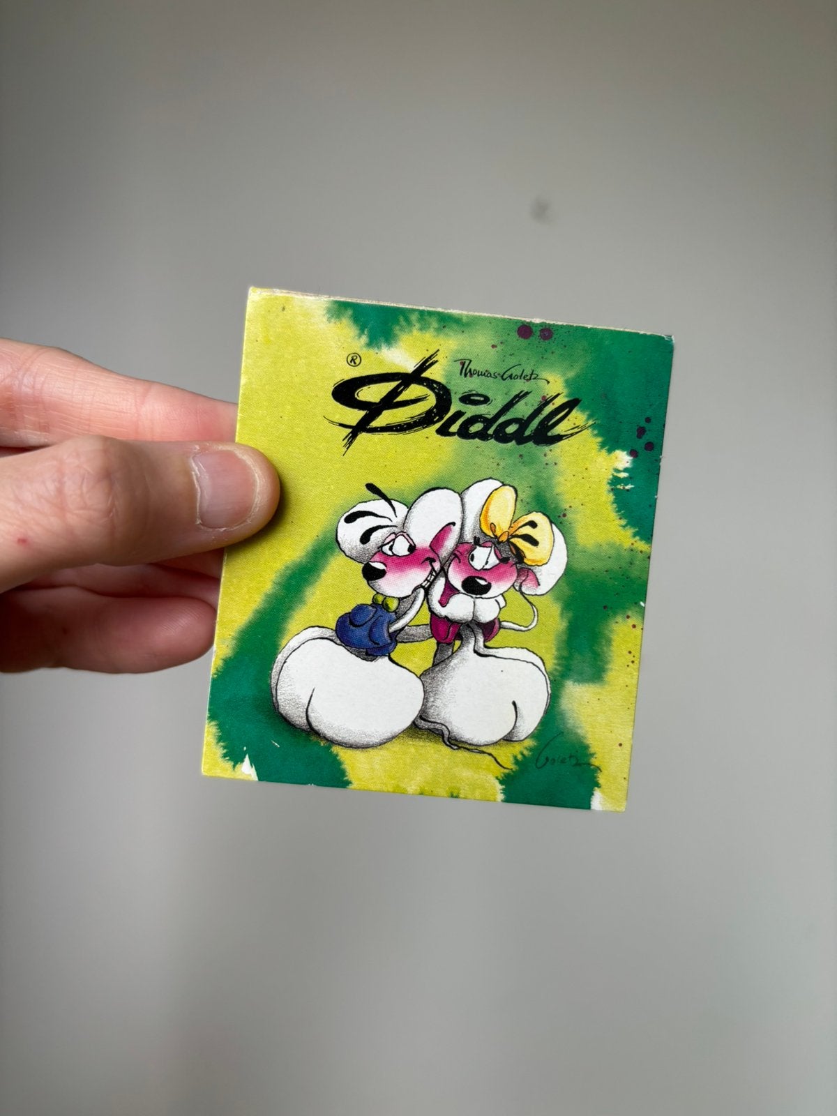 Diddl plak memo blok nummer 25 zeldzaam, Verzenden, Zo goed als nieuw, Papier, Kaart of Schrift