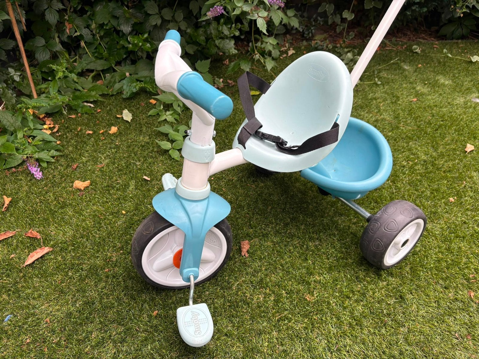Smoby Be Move driewieler blauw met duwstang, Ophalen, Zo goed als nieuw