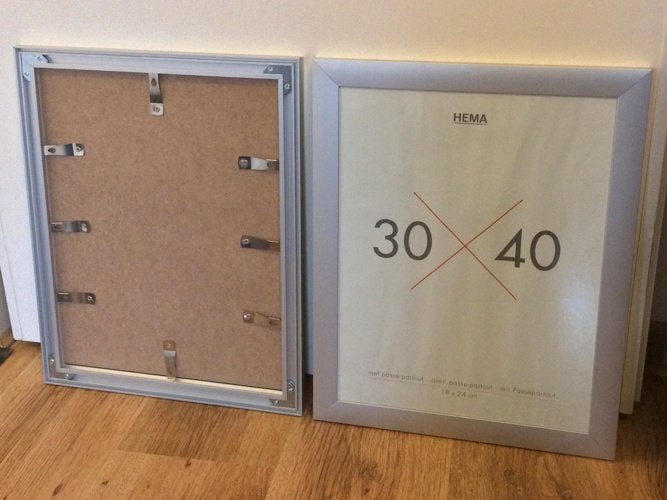 NIEUW 6x Aluminium (foto) Lijsten 30x40cm, Huis en Inrichting, Nieuw, Ophalen of Verzenden, Fotolijst, Met glas