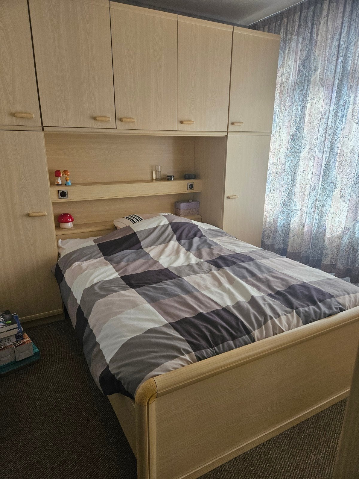 Bed meubel, Ophalen, Gebruikt, Tweepersoons