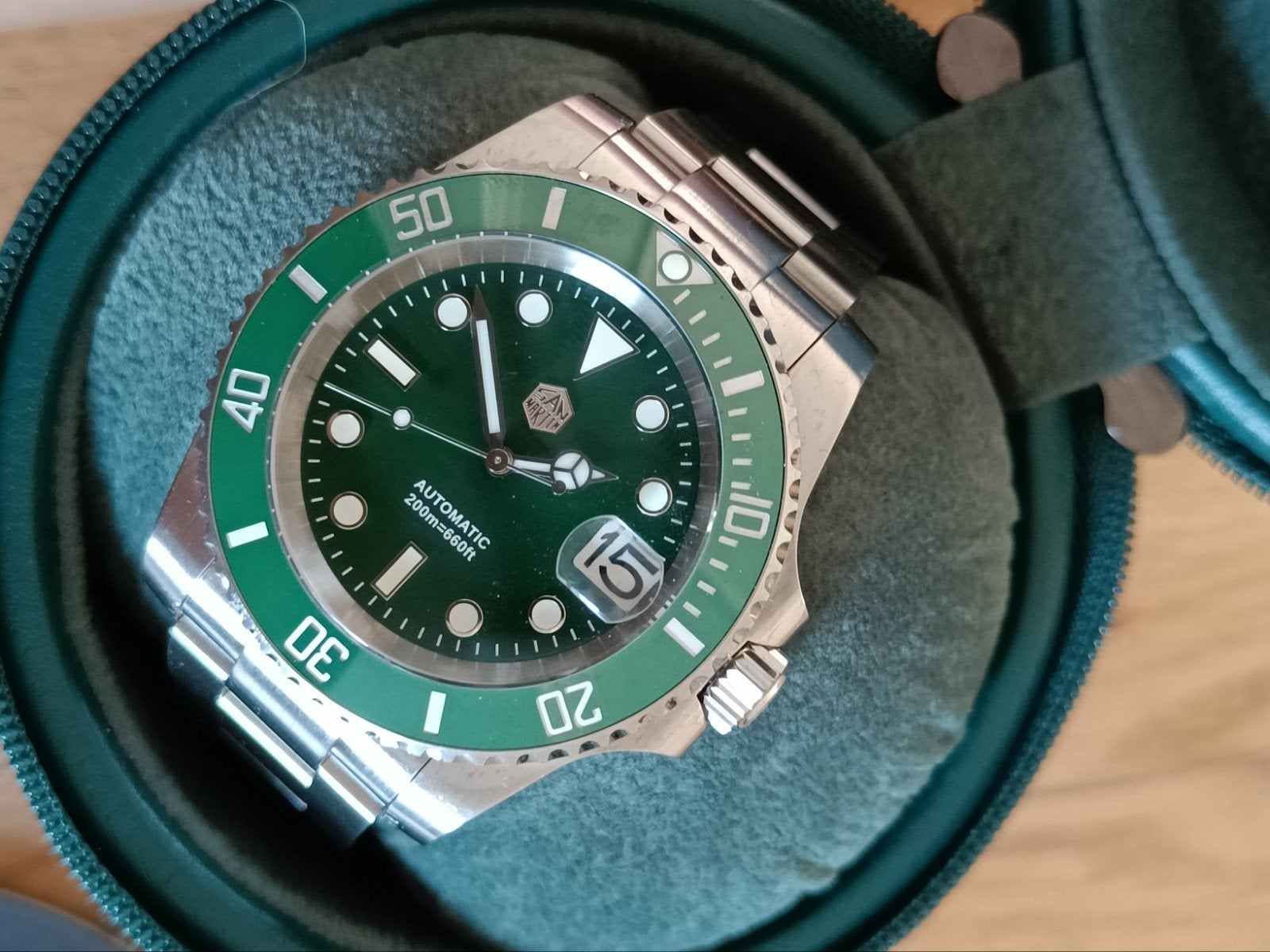 San Martin SN017 Submariner Hulk, San Martin, Ophalen of Verzenden, Zo goed als nieuw, Waterdicht