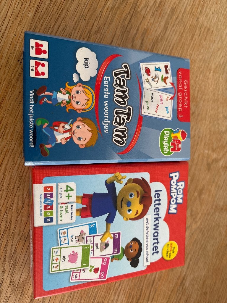 Kwartet letters en woorde., Hobby en Vrije tijd, Gezelschapsspellen | Kaartspellen, Een of twee spelers, Ophalen, Zo goed als nieuw