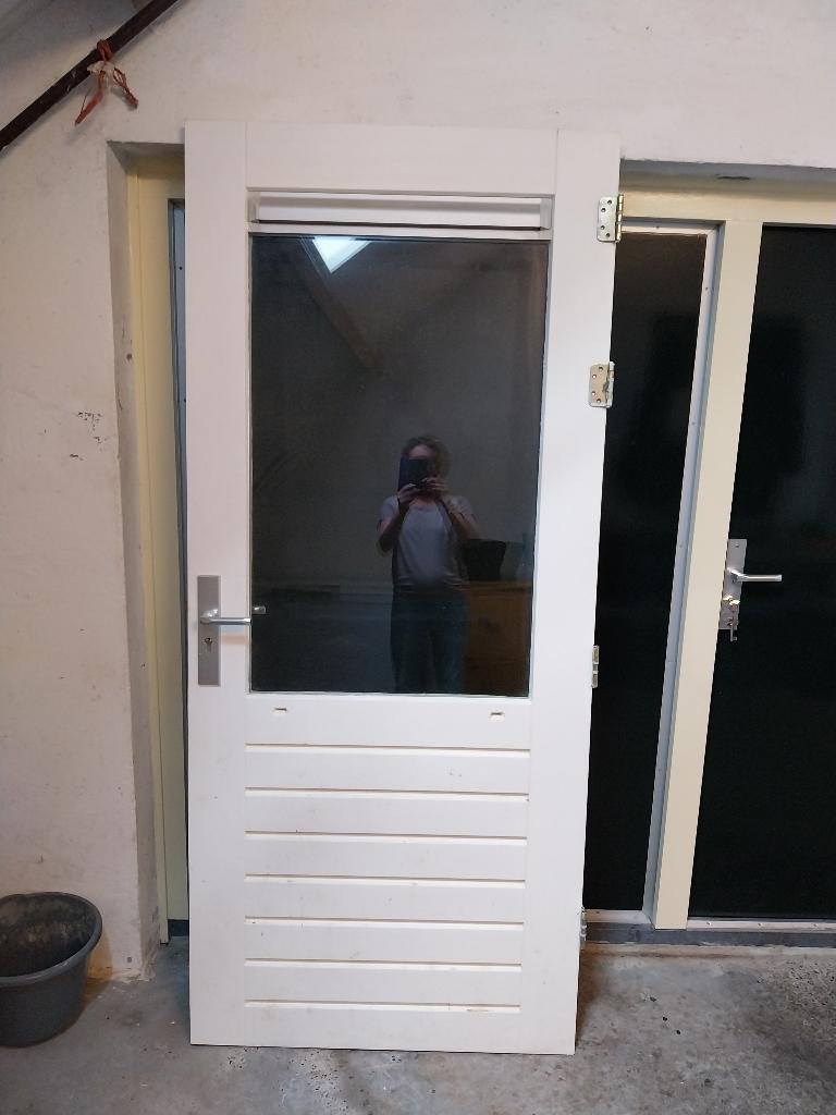 Buitendeur, Doe-het-zelf en Verbouw, Ophalen, Gebruikt, 80 tot 100 cm, Buitendeur