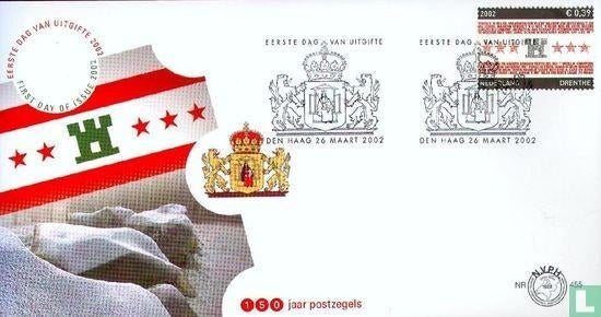 FDC E455 Provinciezegel Drenthe 2002 NL onbeschreven, Ophalen of Verzenden, Nederland