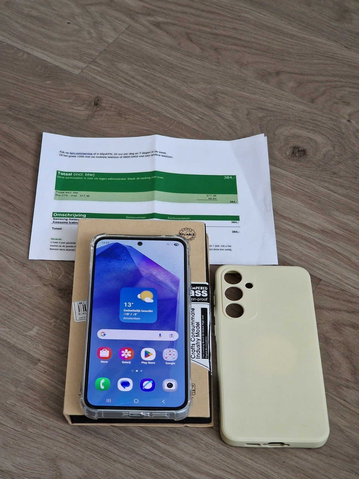 Samsung  A55, Telecommunicatie, 128 GB, Ophalen, Wit, Galaxy A