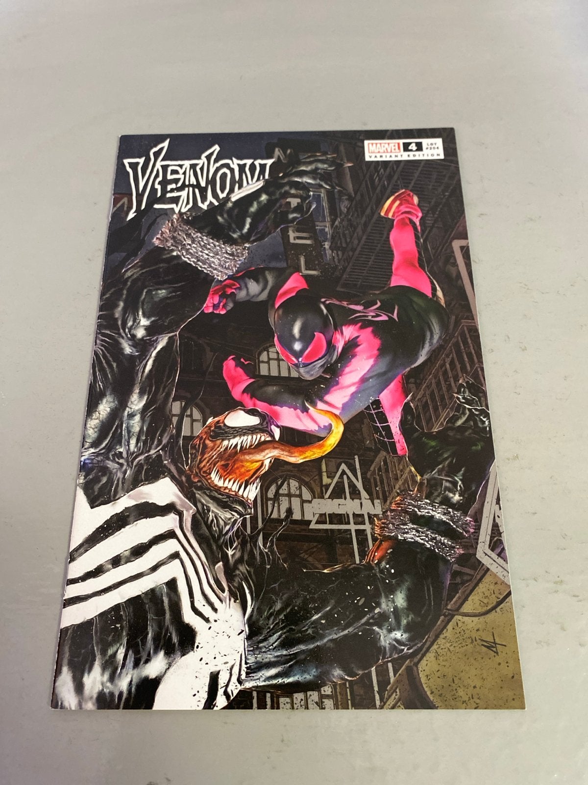 Venom Vol. 5 #4 Marco Turini Trade Dress Variant Comic, Eén comic, Ophalen of Verzenden, Zo goed als nieuw, Amerika
