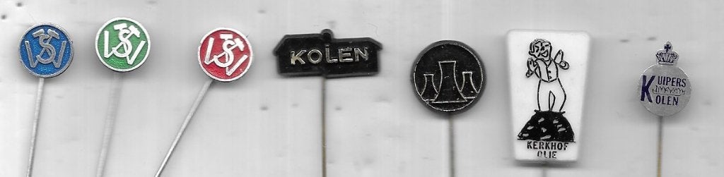 KOLEN MIJNEN MIJNBOUW GERELATEERDE SPELDEN, Ophalen of Verzenden, Gebruikt, Overige onderwerpen, Speldje of Pin