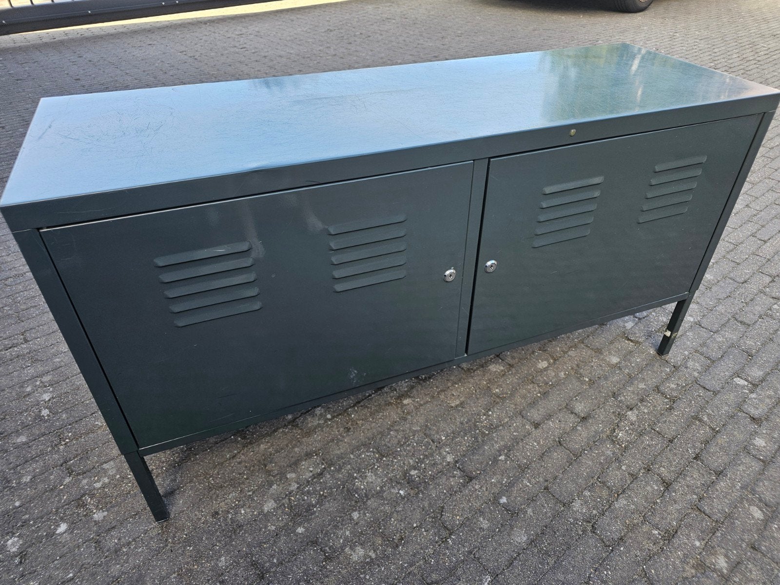 leuke ikea lockerkast, antraciet grijs, Ophalen, Gebruikt