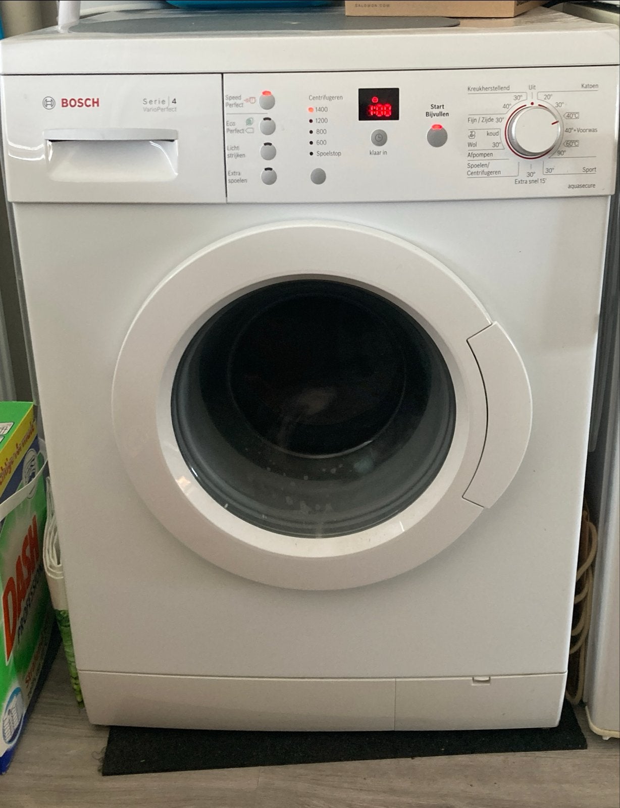 Bosch Serie 4 VarioPerfect WAE28327NL Wasmachine, Witgoed en Apparatuur, Wasmachines, Gebruikt, Voorlader, 6 tot 8 kg, 85 tot 90 cm