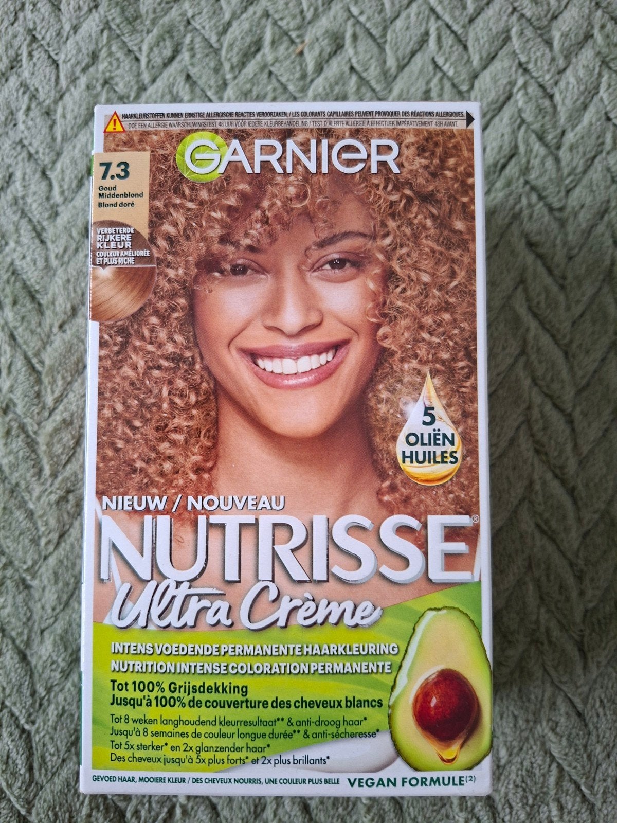 Garnier Nutrisse Ultra Crème Haarverf 7.3 Middenblond, Ophalen of Verzenden, Nieuw, Overige typen