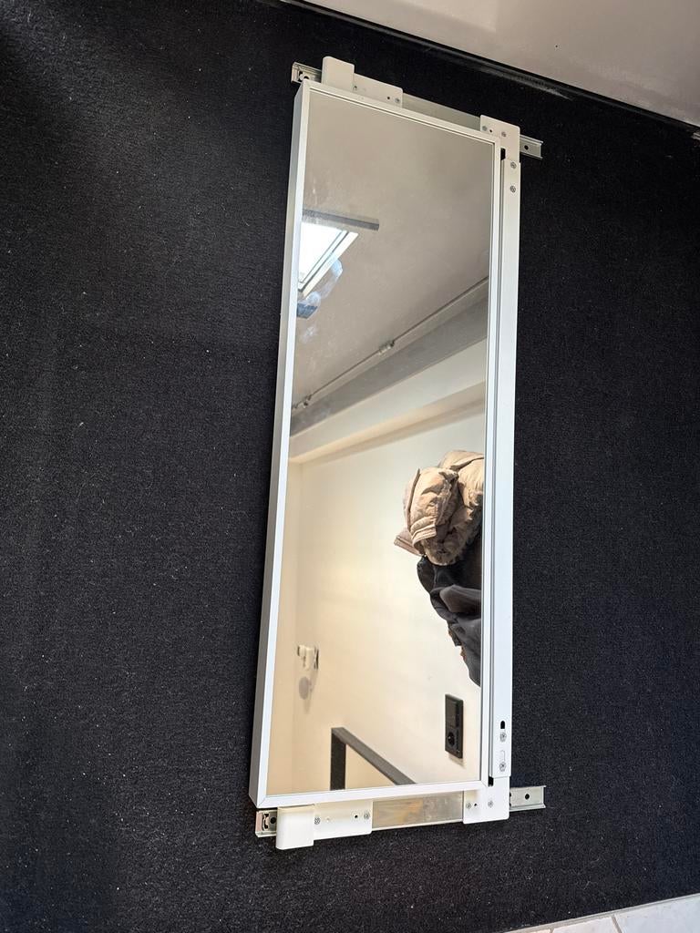 Uitschuifbare spiegel Komplement voor Ikea pax kast, Ophalen, Minder dan 50 cm, Gebruikt, Glas