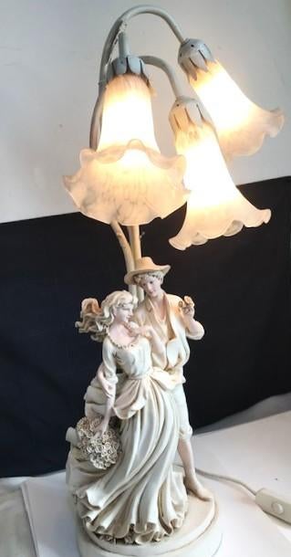 Lelie Lamp Tifanny Studio's New York stijl✨😍💑😎🎁👌, Antiek en Kunst, Antiek | Lampen, Ophalen of Verzenden