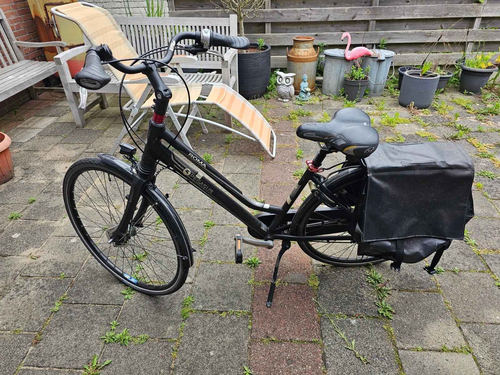 Fiets in hele goede staat, Ophalen