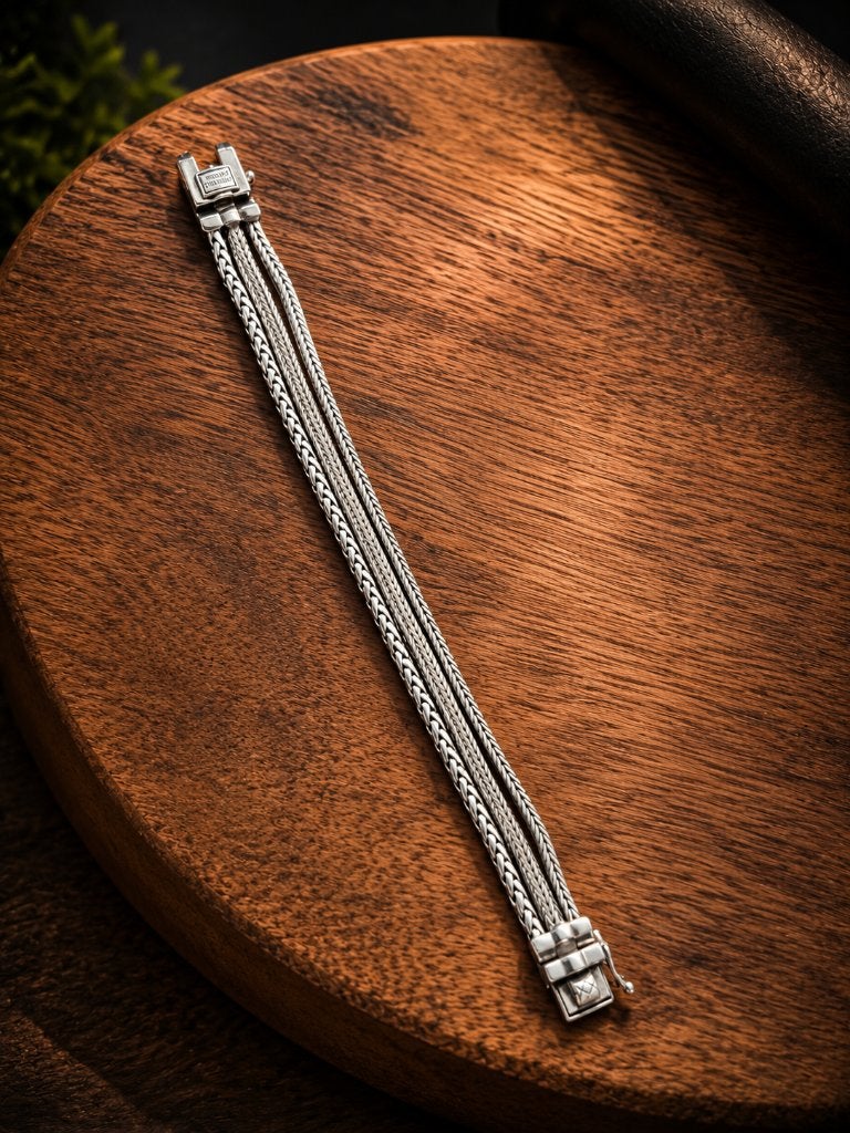 Buddha to buddha armband, Ophalen of Verzenden, Zo goed als nieuw, Zilver, Zilver