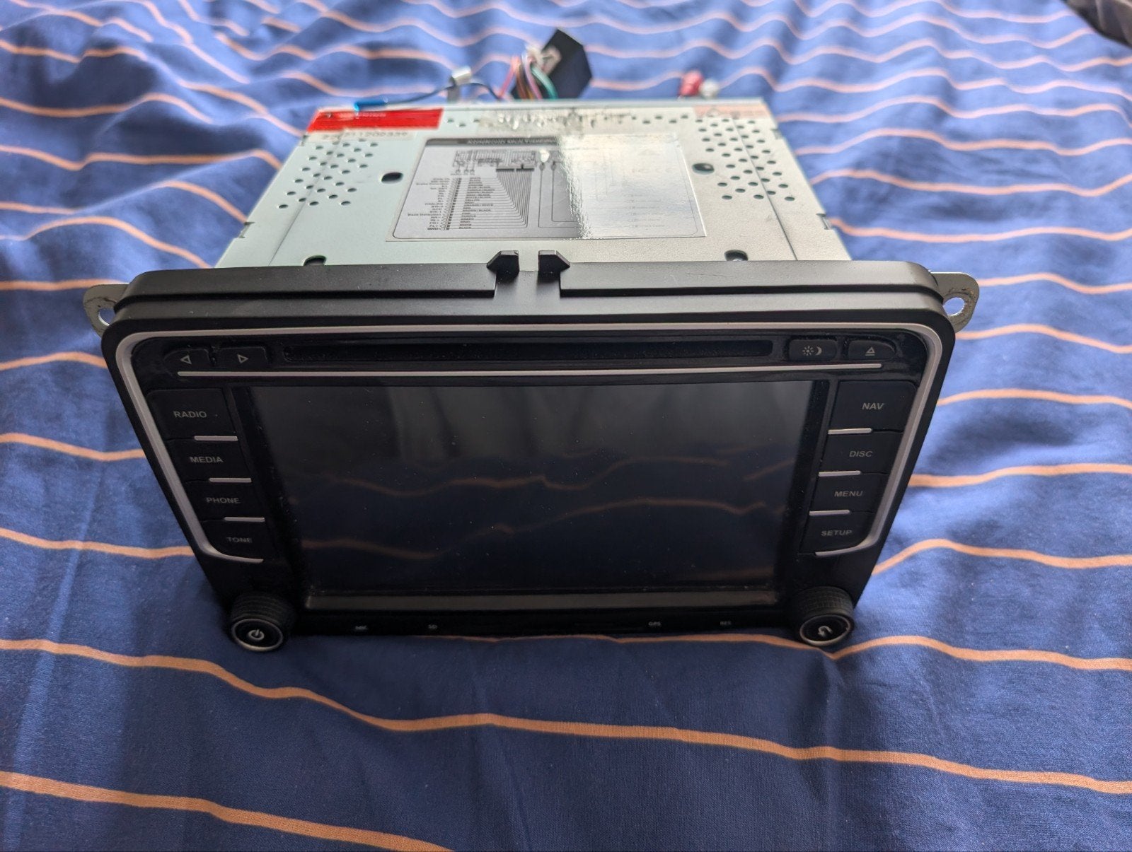 Autoradio (Volkswagen/Skoda/Seat), Ophalen of Verzenden, Gebruikt