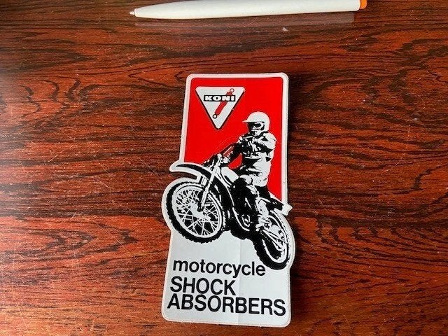 Koni shock absorbers motorcycle part sticker factory 2, Ophalen of Verzenden, Nieuw, Merk