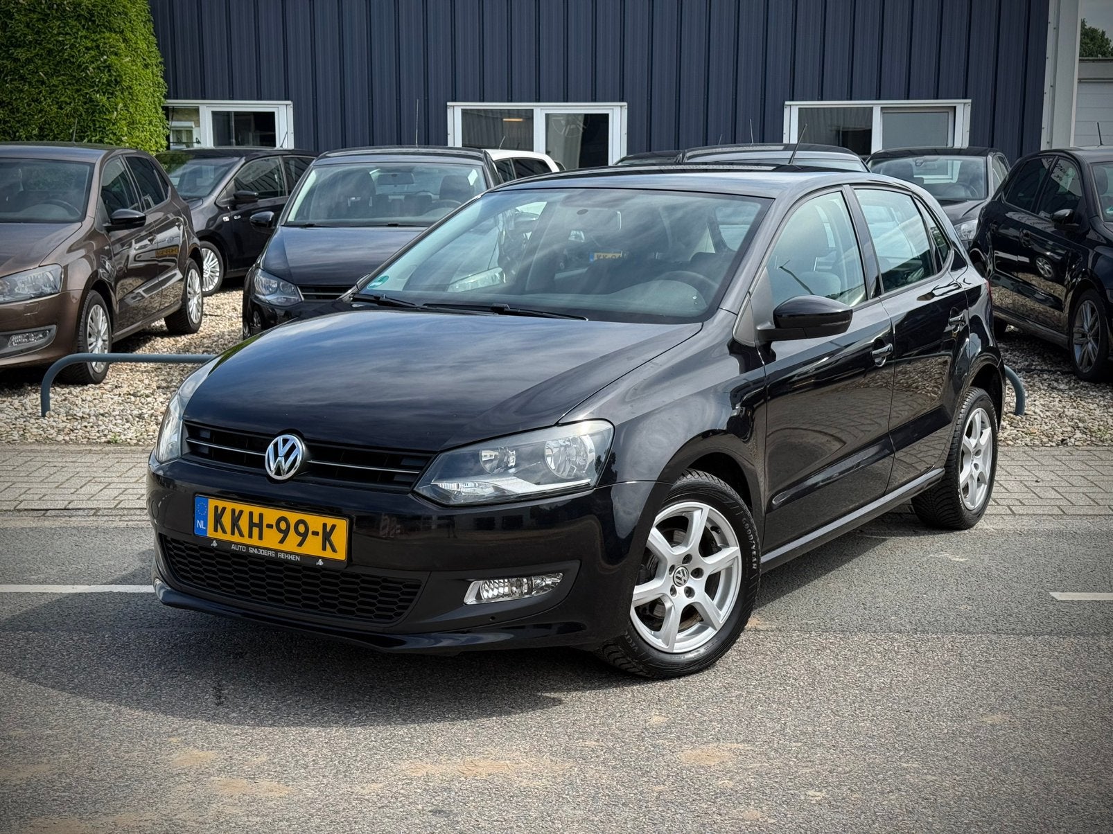 Volkswagen Polo 1.4 16V FSI 63KW 2009 Zwart 1e EIGENAAR!, Auto's, Volkswagen, Voorwielaandrijving, 970 kg, 4 cilinders, Zwart