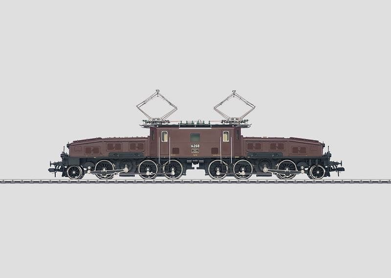 Marklin Spoor 1 55562 Krokodil Ce 6/8 II van de SBB, Locomotief, Gelijkstroom of Wisselstroom, Ophalen of Verzenden, Zo goed als nieuw